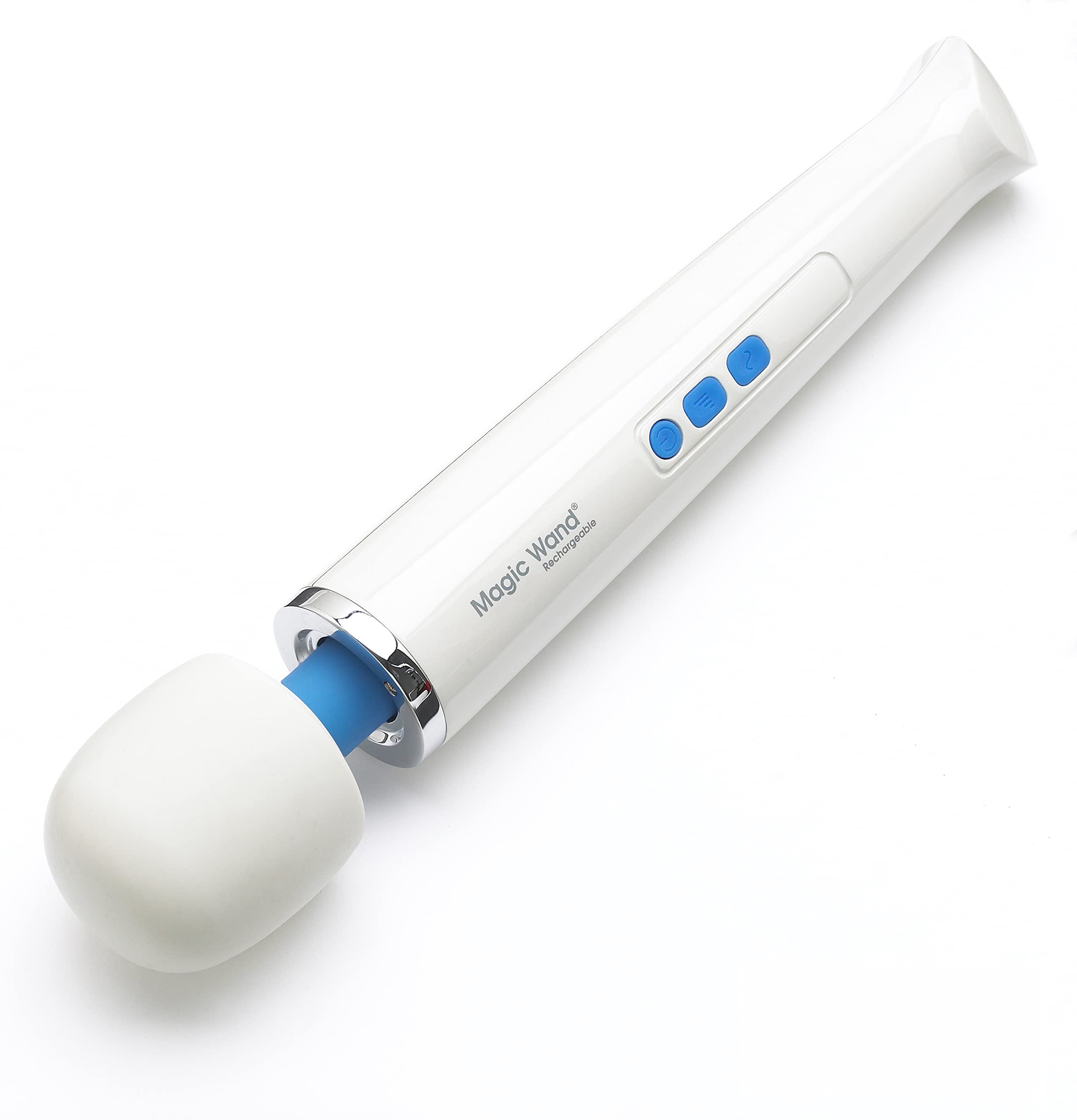 Original Magic Wand Rechargeable Cordless Massager HV-270 - Powerful Personal Massage Therapy for Neck, Back & Muscle Pain Relief - Includes Free IntiMD Trigger Point Massager - Perfect for Home Use & Relaxation
