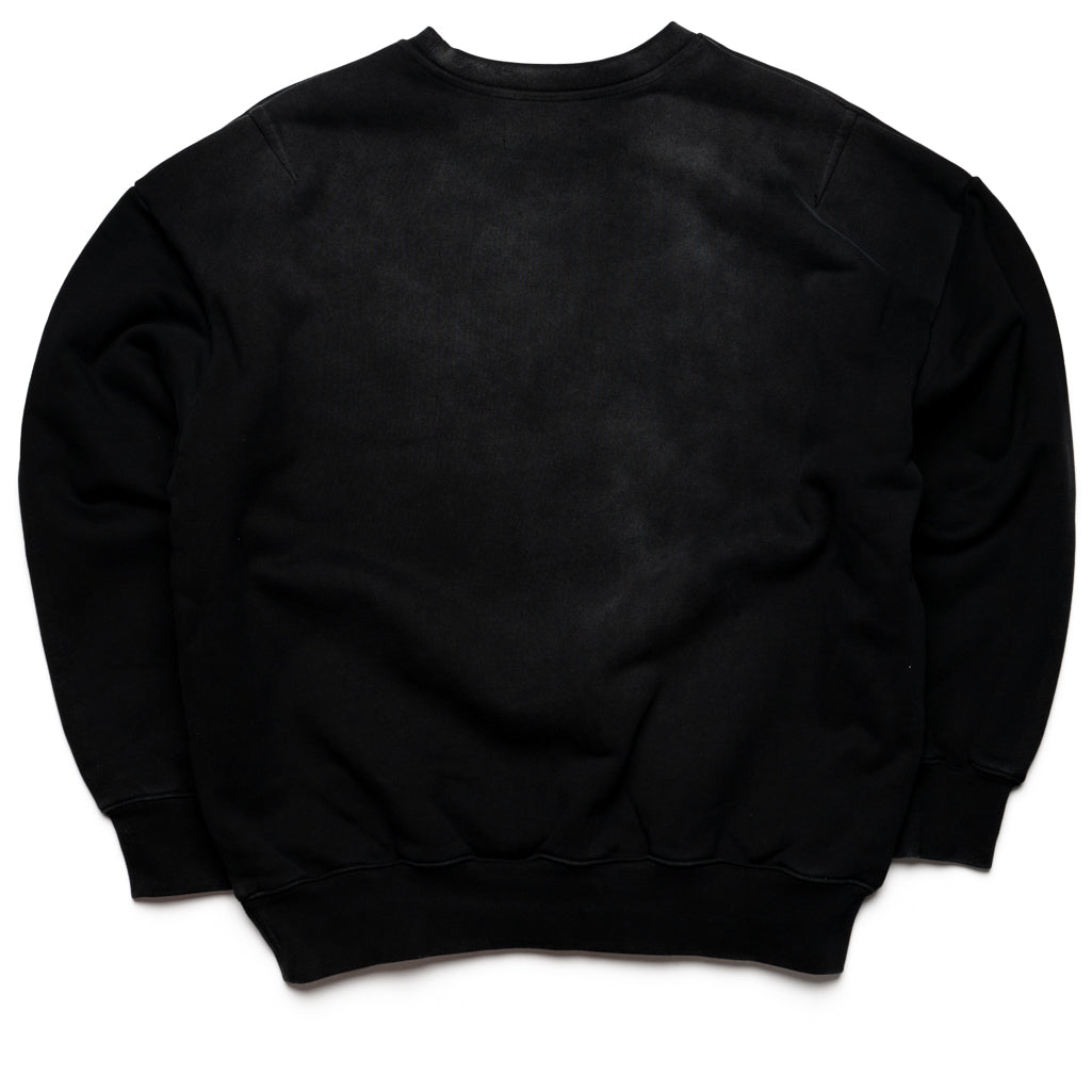 Purple Brand Outline Crewneck Sweatshirt - Black | Men's Casual Pullover Hoodie for Streetwear & Everyday Comfort