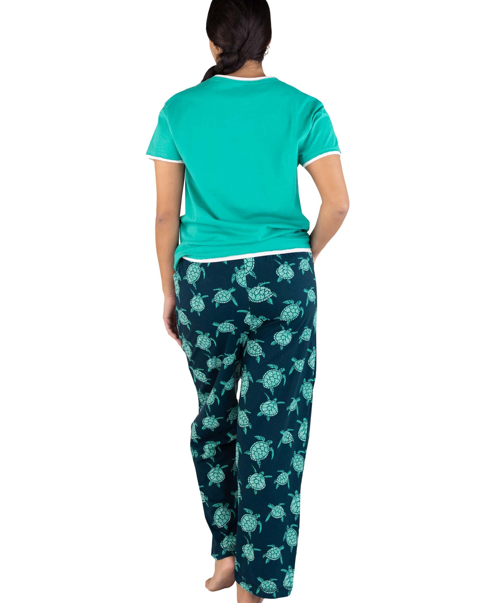 Lazy One Women's Pajama Set - Short Sleeve Cute Printed Sleepwear, Soft & Comfortable Relaxed Fit PJS for Lounge, Sleep & Relaxation at Home