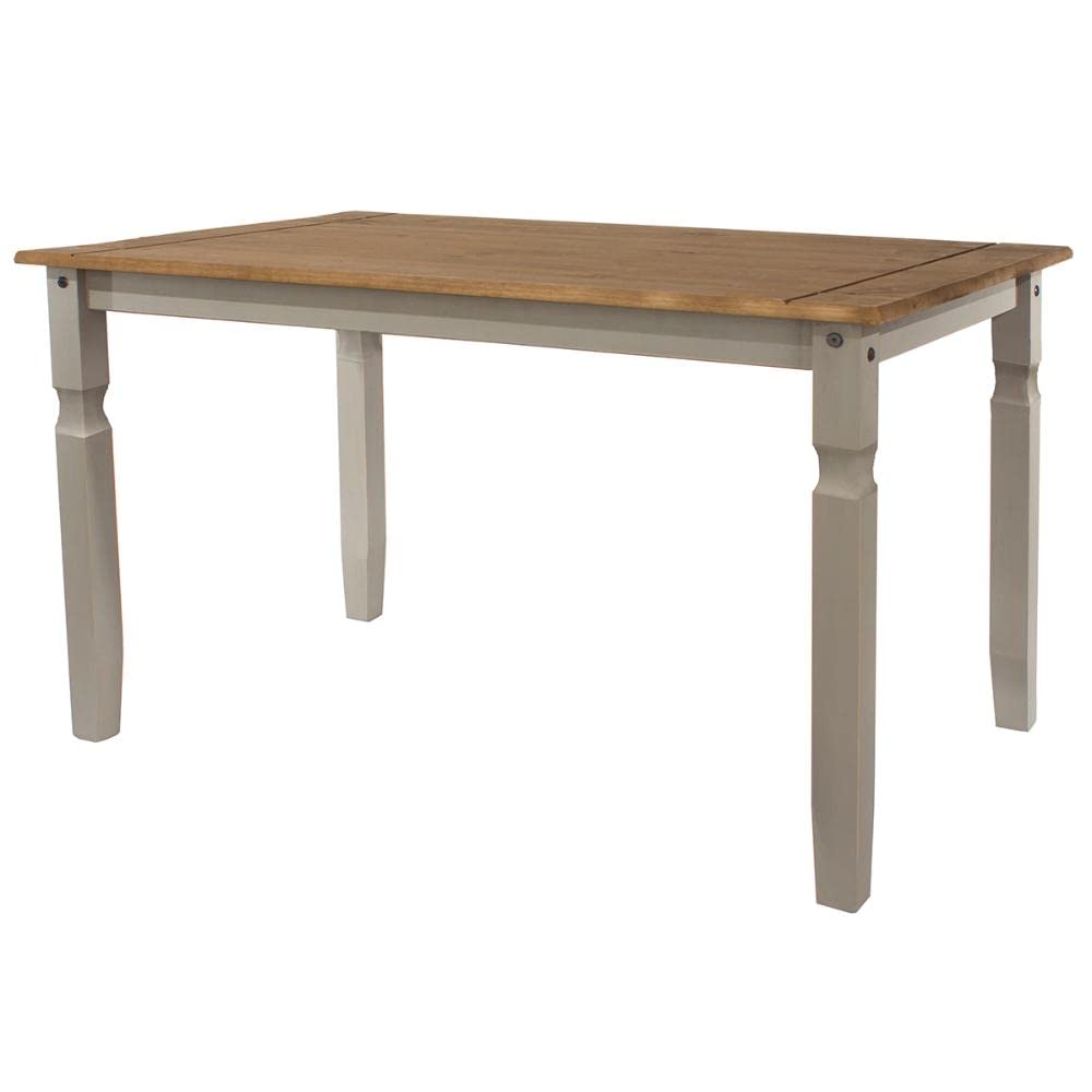 Rectangular Wood Dining Table for 4-6 People | Kitchen & Dining Room Table Set | Small Breakfast Nook Table | Perfect for Family Meals, Dinner Parties & Cozy Breakfasts