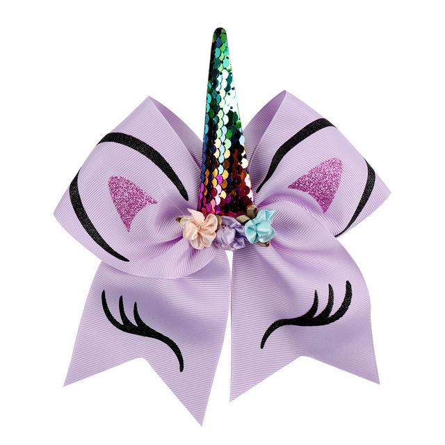 Unicorn Magic Deluxe Hair Bow for Girls - Sparkly Glitter Hair Accessories for Parties, Weddings & Special Occasions