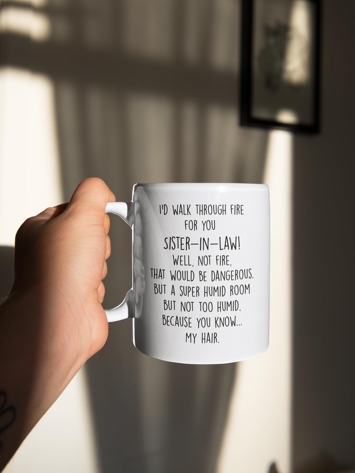 Funny Sister-in-Law Coffee Mug - Best Gift Idea for Birthday, Christmas & Special Occasions - Perfect for Sister-in-Law Appreciation, Family Gatherings & Coffee Lovers