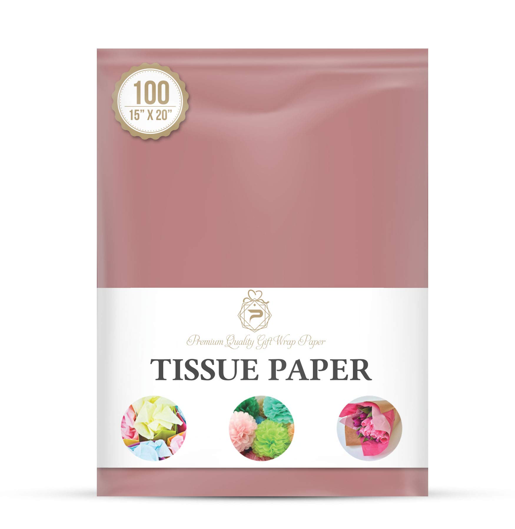 Pink Rose Gold Gift Wrapping Tissue Paper - 15