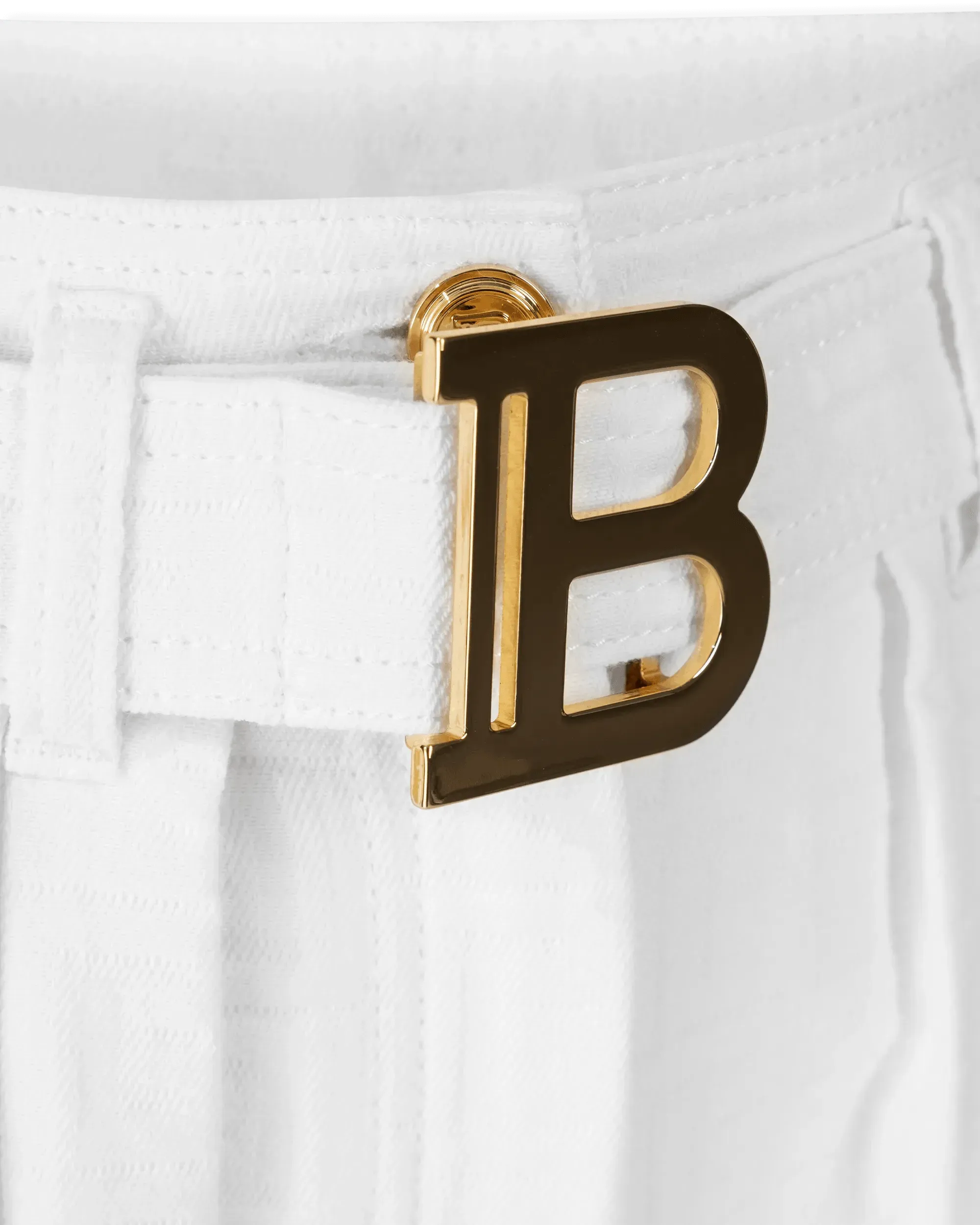 High Waisted Belted Monogram Denim Pants for Women - Vintage Distressed Jeans with Custom Initials - Perfect for Casual Outfits & Streetwear Fashion