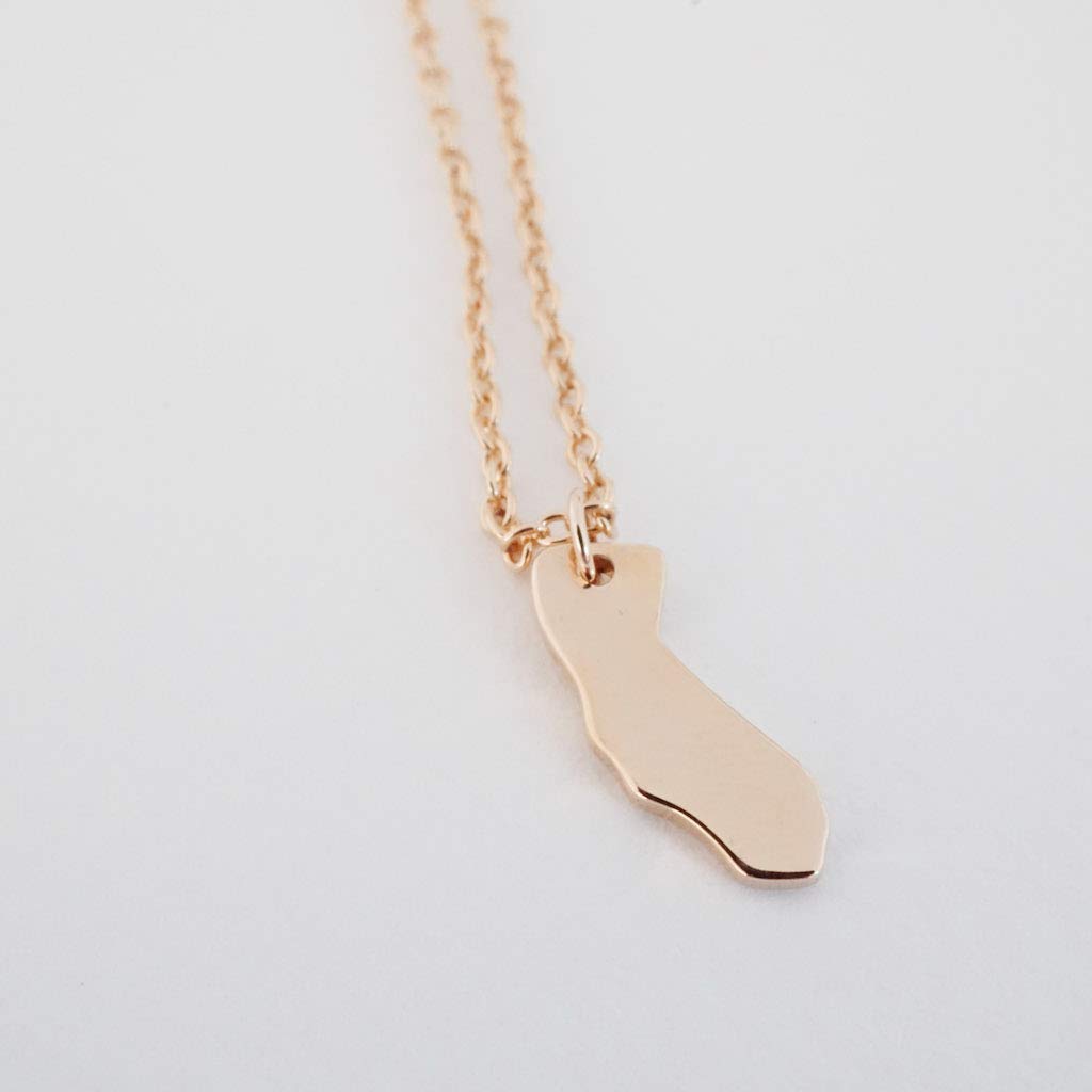 HONEYCAT California Necklace - Minimalist & Delicate Jewelry in Gold, Rose Gold or Silver | Perfect for Everyday Wear, Gifts & Special Occasions