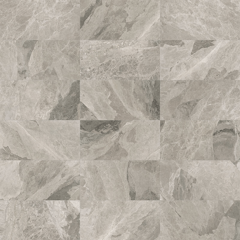3 X 9 Inch Fantasy Gray Polished Marble Tile - Perfect for Bathroom Walls, Kitchen Backsplash, and Flooring Decor