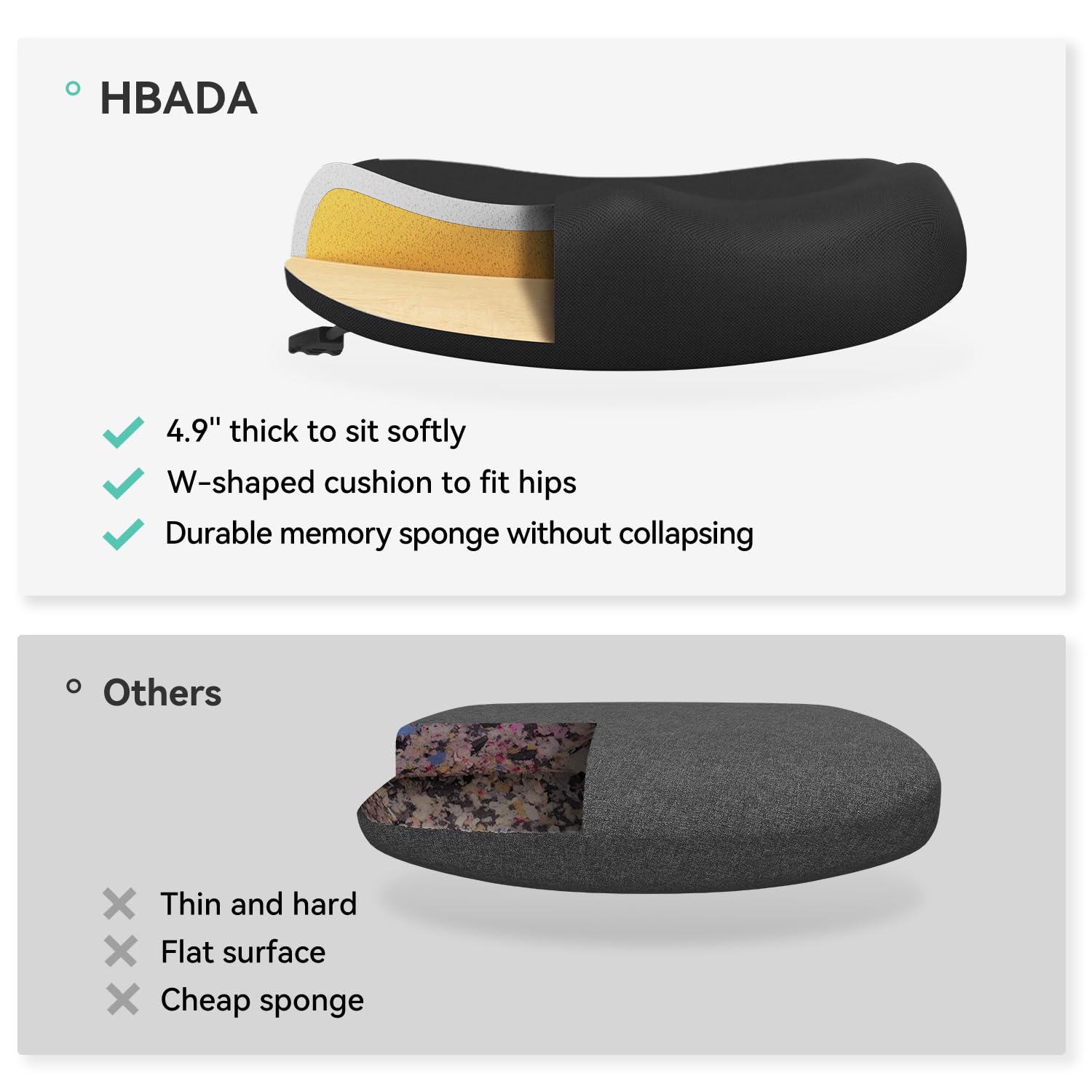 Hbada Ergonomic Office Chair with Flip-Up Armrests & Saddle Cushion - Adjustable Swivel Mesh Computer Desk Chair with S-Shaped Backrest, Black - Perfect for Home Office, Gaming & Workspace Comfort