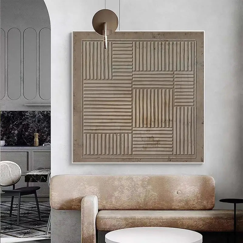 Abstract Tranquility Wall Art Canvas Print - Modern Home Decor for Living Room, Bedroom & Office #WS076 | Calming Abstract Painting for Relaxation & Meditation Spaces