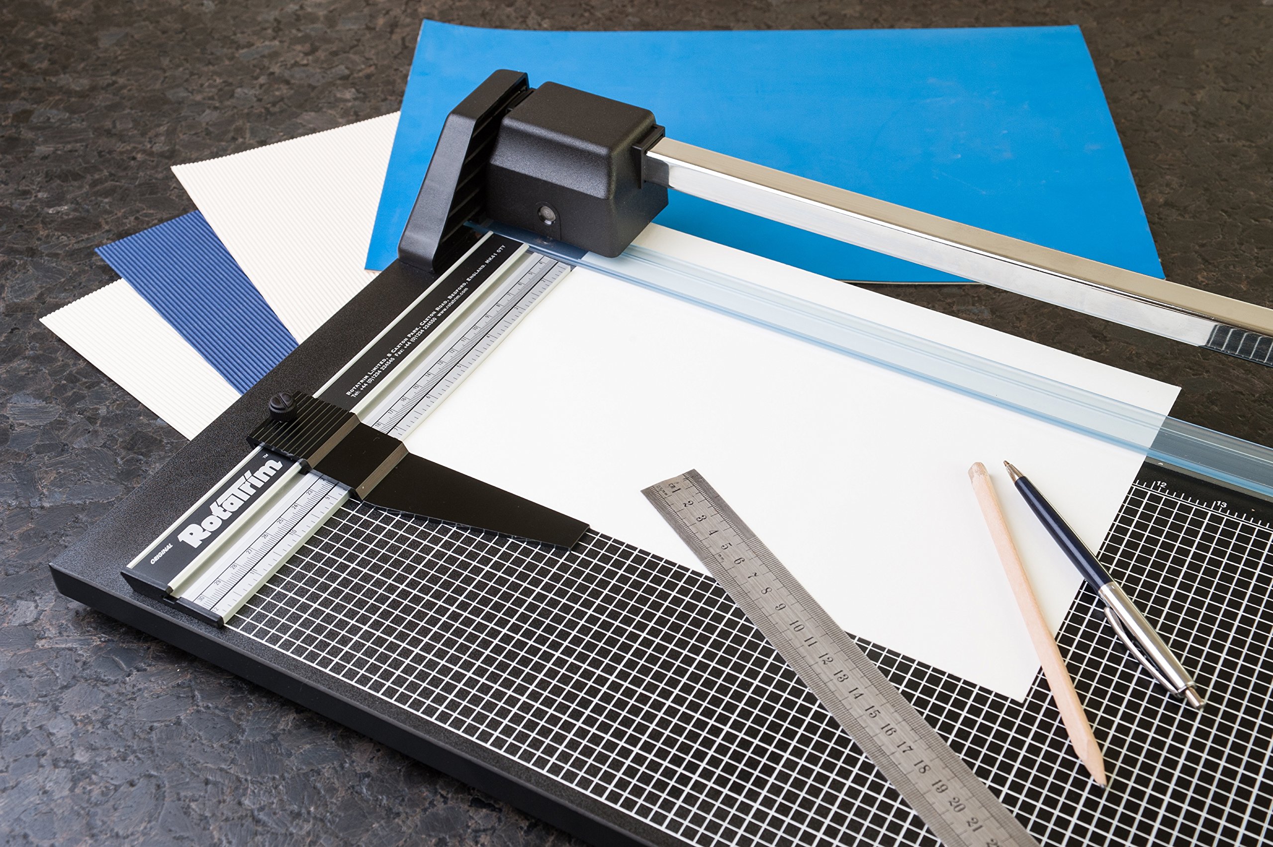Rotatrim Monorail Series 48 Inch Professional Paper Cutter & Rotary Trimmer (RCMON48) - Perfect for Office, School, Crafting, and Photo Cutting Projects