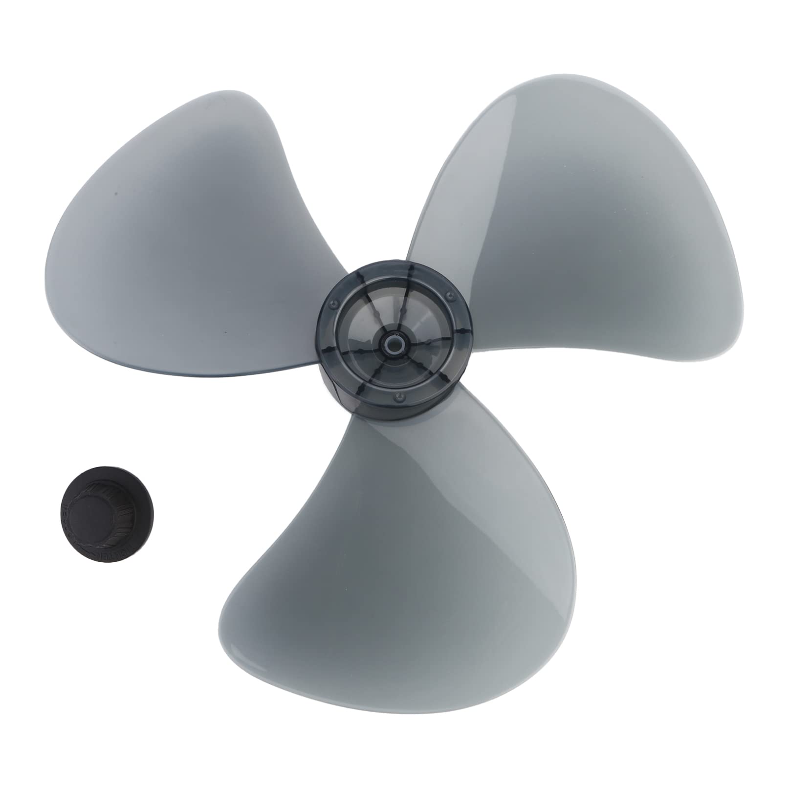 YiZYiF 16-Inch Gray Plastic Fan Blade Replacement for Standing & Table Fans - Home & Office Use