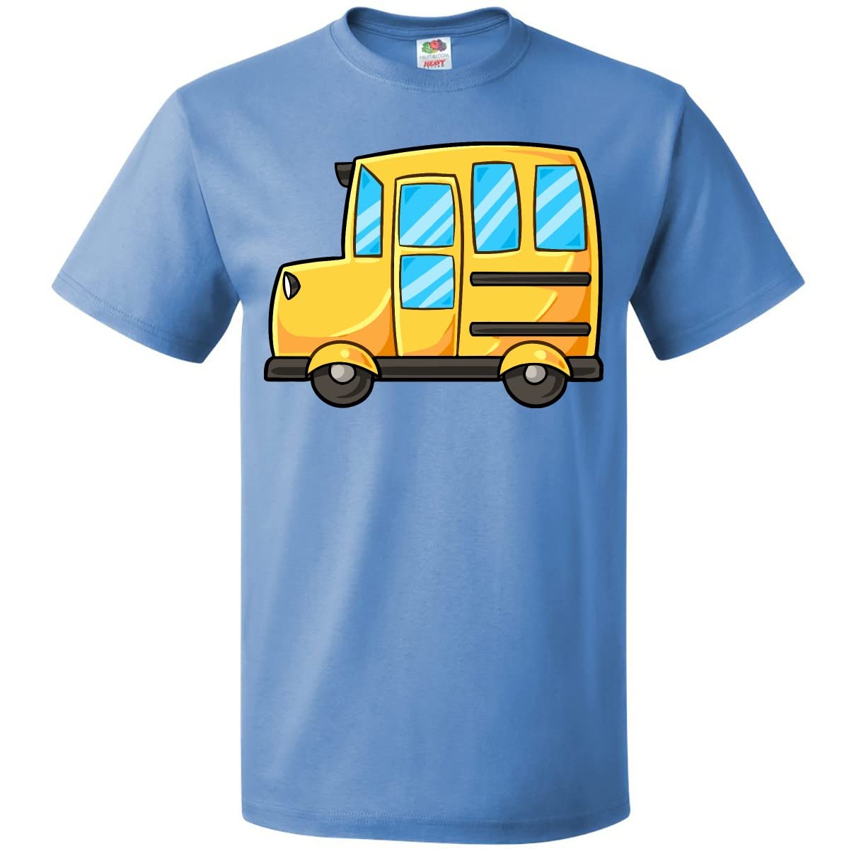 Inktastic Cute School Bus Graphic T-Shirt for Kids & Teachers - Back to School, Field Trips & Casual Wear