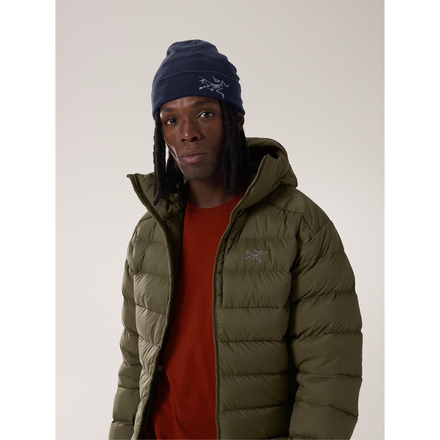 Arc'teryx Embroidered Bird Logo Beanie - Warm Winter Hat for Men & Women - Perfect for Skiing, Hiking & Outdoor Activities