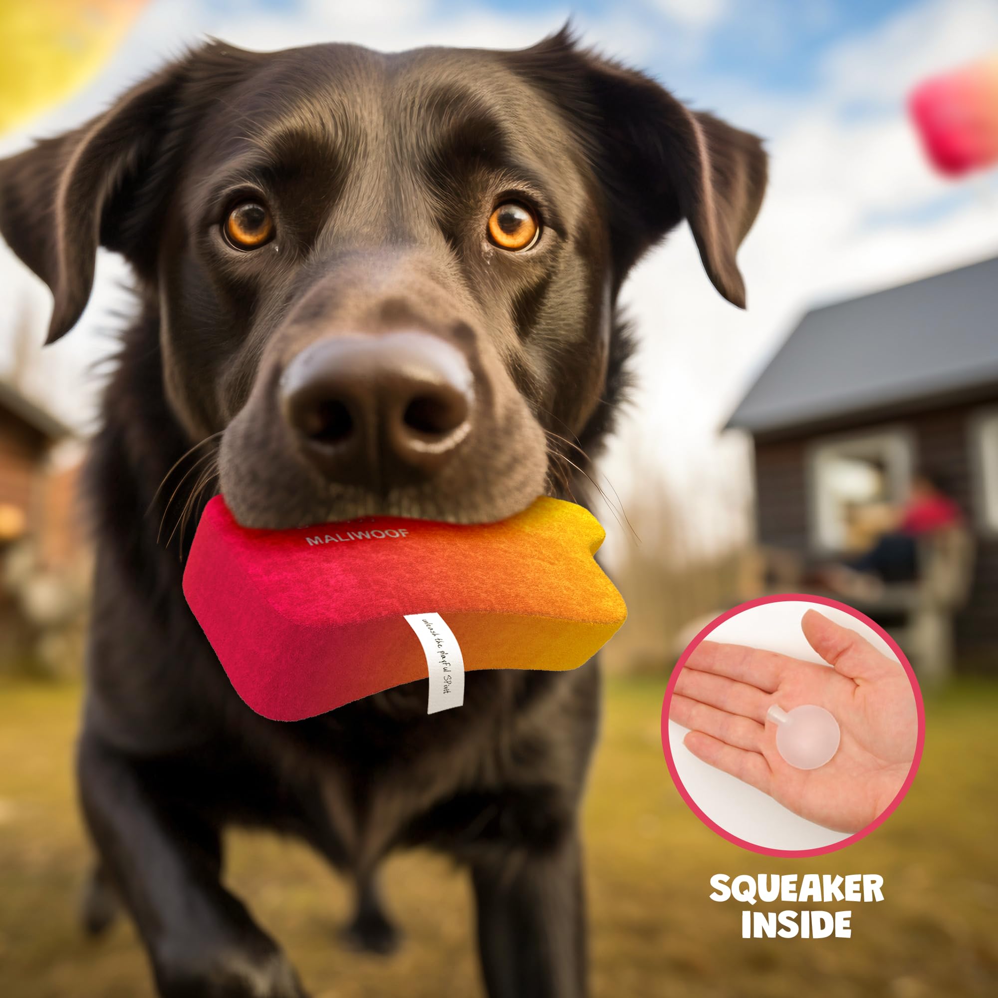 **Squeaky Funny Dog Toys - Cute Parody Chew Toys for Small, Medium & Large Dogs - Puppy Birthday Gifts & Interactive Playtime - Perfect for Indoor & Outdoor Fun**