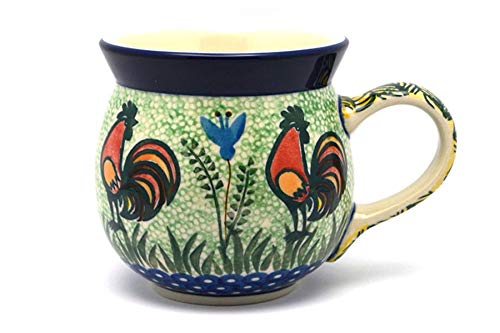 Polish Pottery Mug 15oz Bubble U2663 - Handmade Unikat for Coffee & Tea Lovers