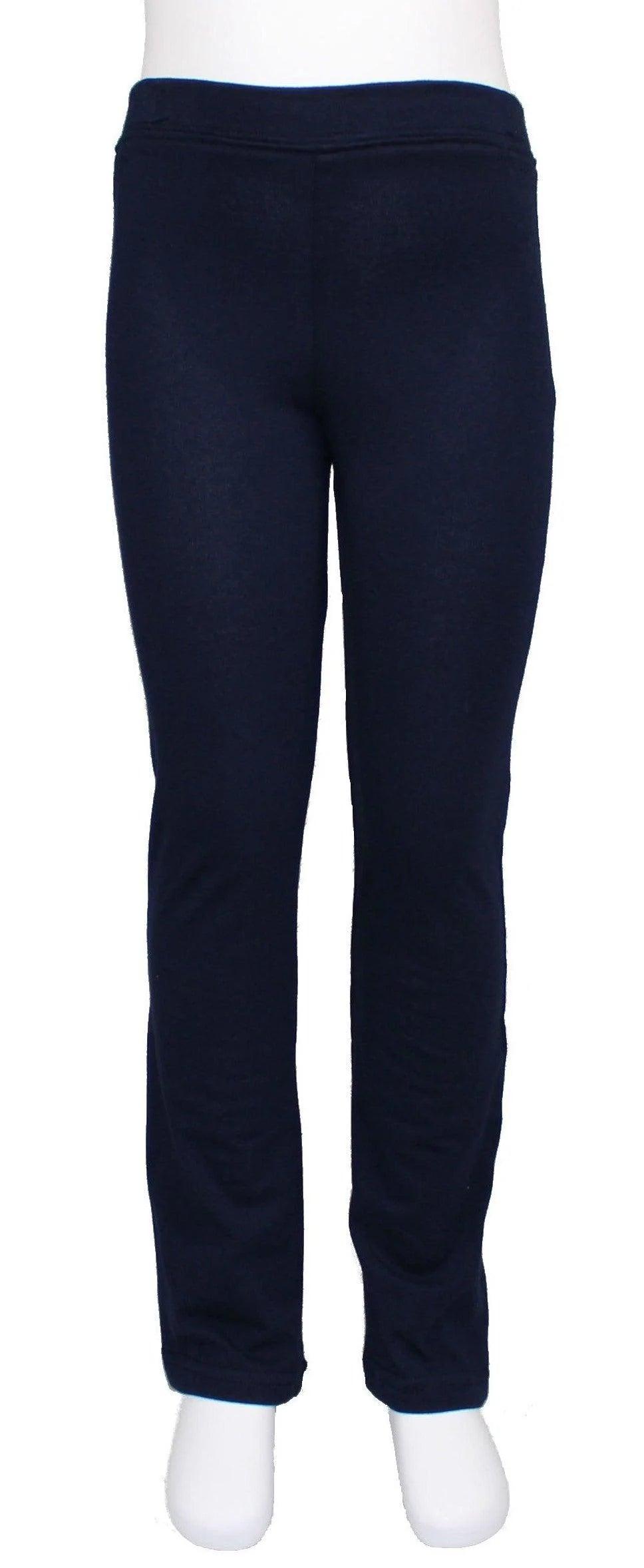 Johnson's Creation Girls Cotton Lycra Yoga Pants - High Waisted Stretchy Workout Leggings for Women & Teens - Made in Canada - Perfect for Yoga, Gym, Running & Lounge Wear