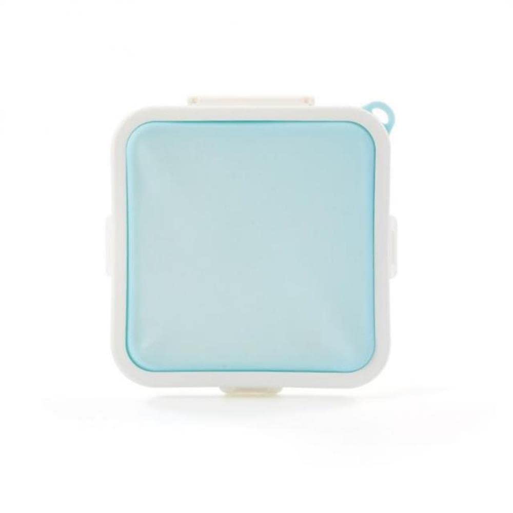 Eco-Friendly Reusable Silicone Sandwich Box - Portable Bento Lunch Container for Toasts, Microwave & Dishwasher Safe | Perfect for Office, School, Picnics & Travel