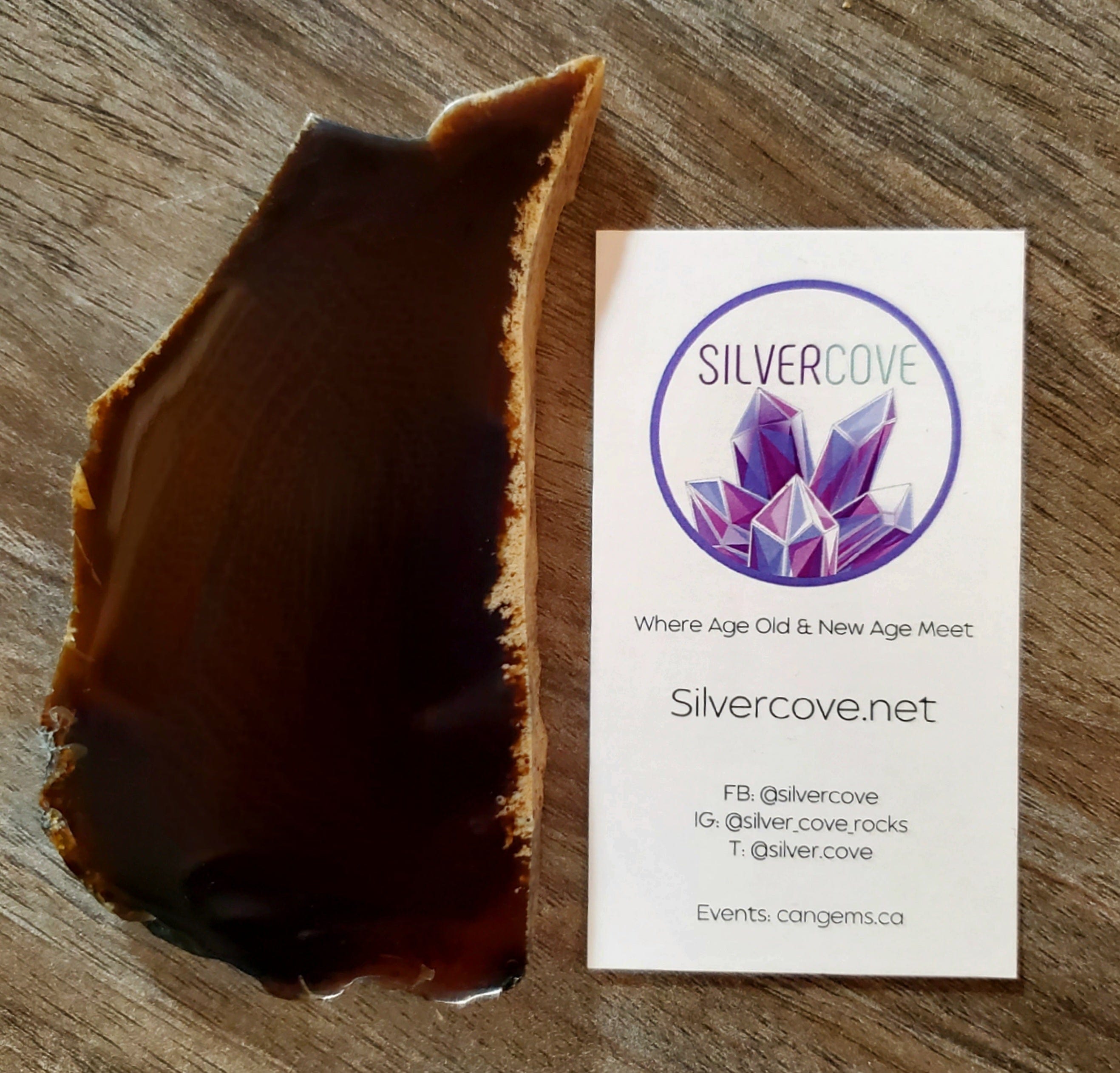 Natural Baltic Amber Slab - 10