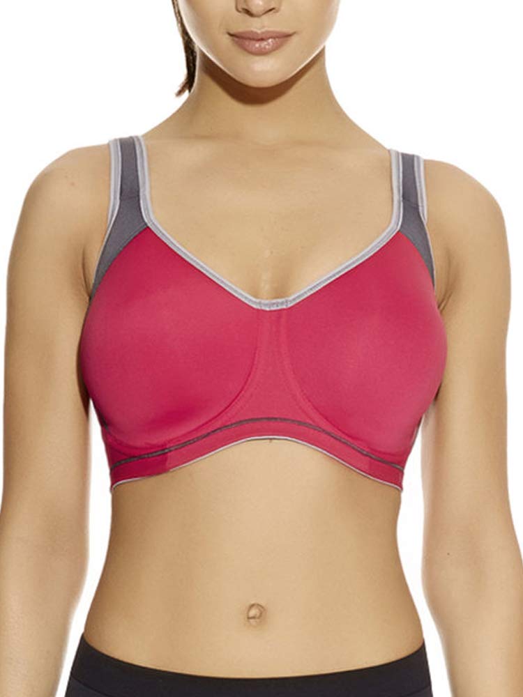 Freya Women's Sonic Underwire Sports Bra - High Impact Support, Comfortable Workout Bra for Running, Yoga & Gym - Plus Size Options Available