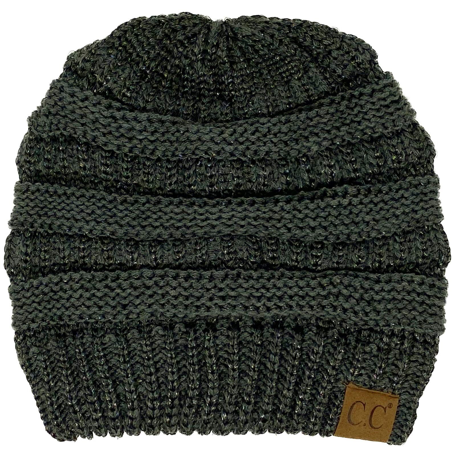 Trendy Chunky Cable Knit Beanie Hat for Women & Men - Winter Warm Stretchy Slouchy Hat - Perfect for Skiing, Snowboarding & Cold Weather Fashion