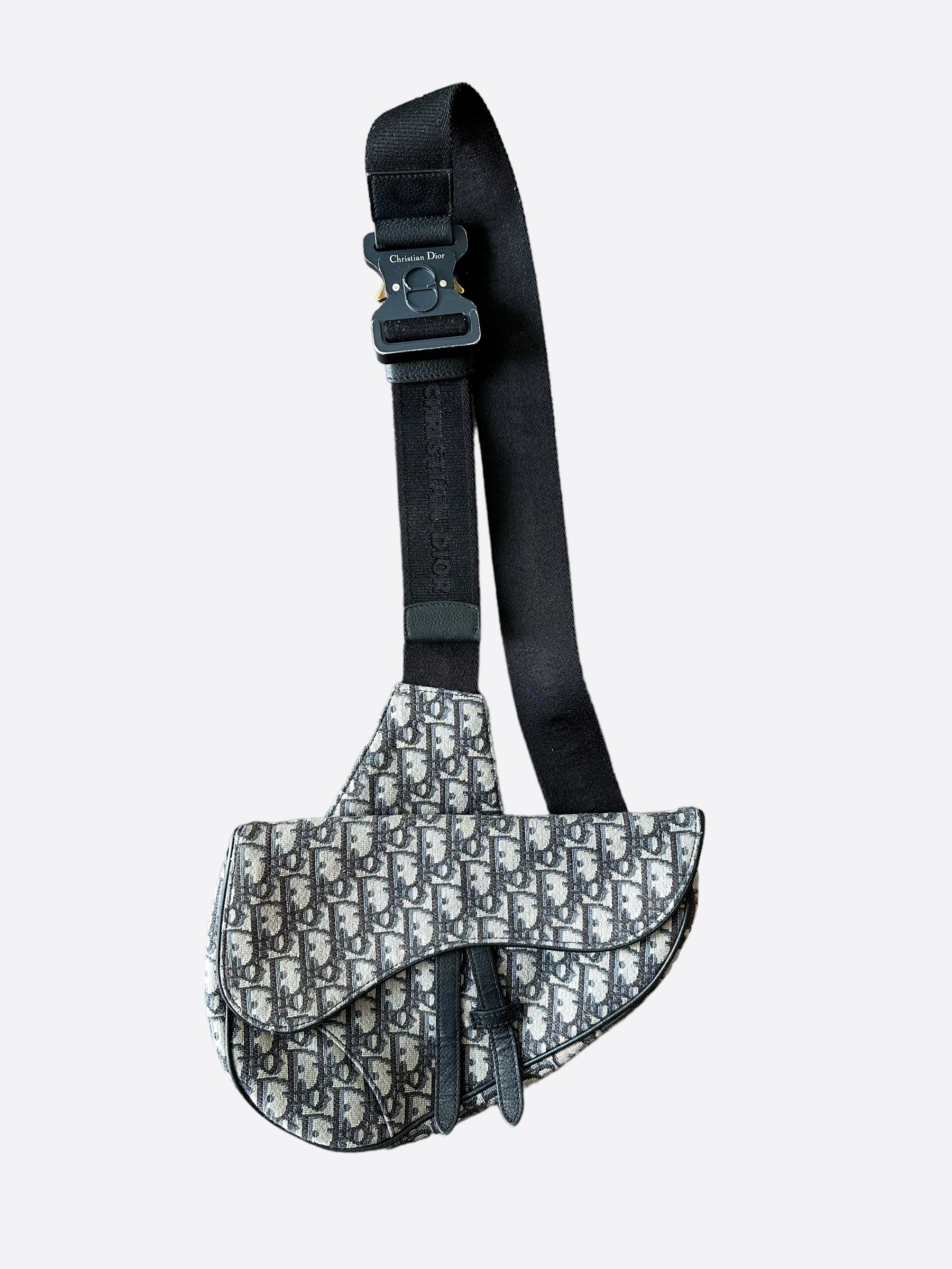 Dior Beige Oblique Saddle Bag - Luxury Designer Crossbody Handbag for Women | Perfect for Date Night, Parties & Everyday Use