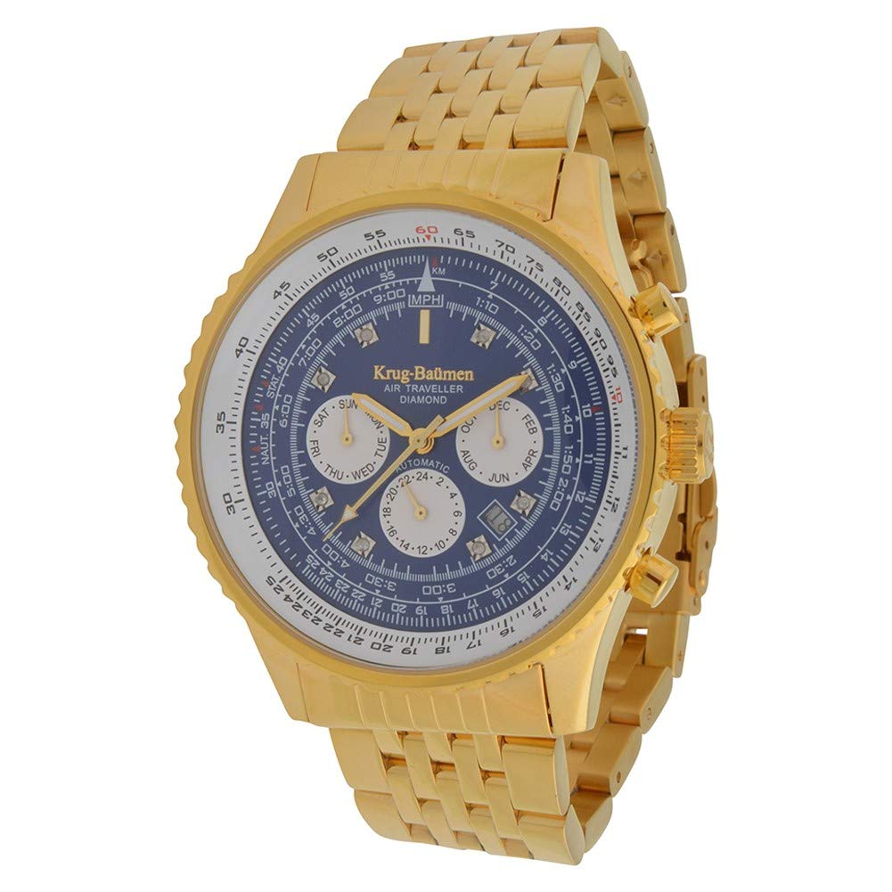 Men's Luxury Diamond Automatic Watch for Air Travel - Waterproof & Stylish for Business, Formal & Casual Wear
