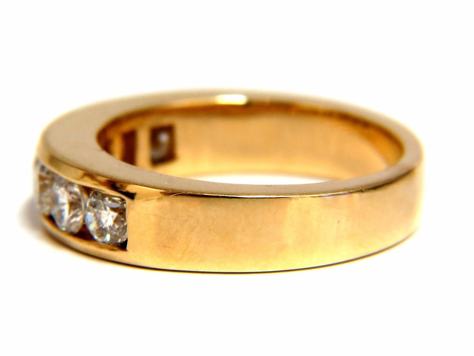 1.30ct Natural Round Diamond Band Ring 14kt White Gold H/VS Classic Wedding Engagement Jewelry for Women - Perfect for Anniversaries & Proposals