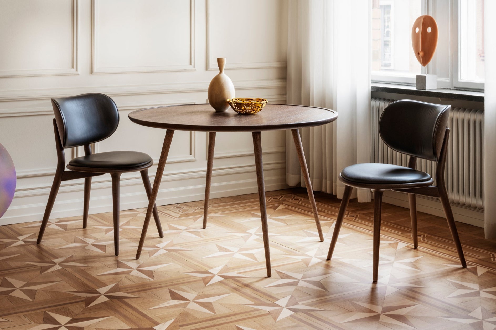 Stylish Accent Dining Table by Mater - Perfect for Modern Kitchens, Dining Rooms & Small Spaces