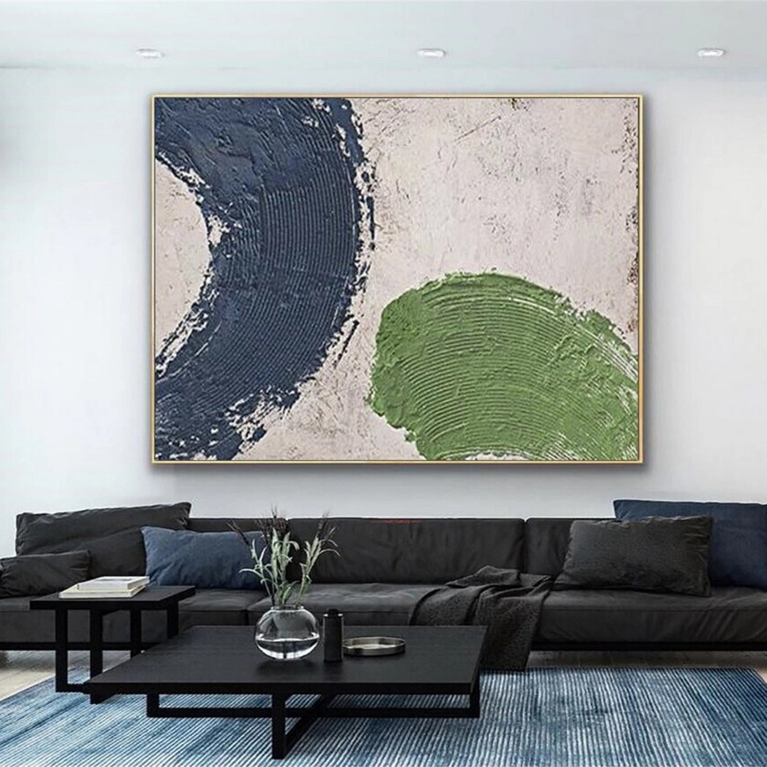 Abstract Tranquility Wall Art Print #WS114 - Modern Home Decor for Living Room, Bedroom & Office