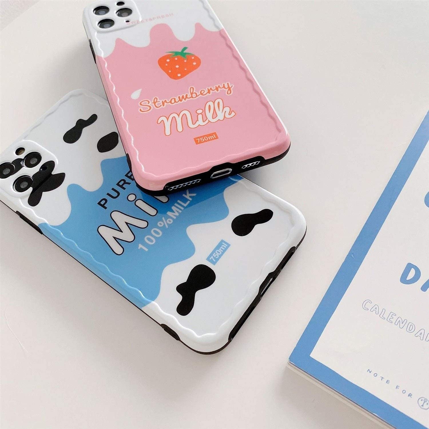 Stylish Strawberry Fruit Design Soft Silicone Phone Case for iPhone XR - Cute Protective Cover for iPhone 11 Pro Max, X, XS Max, 7, 8 Plus - Perfect for Daily Use, School, Work & Travel