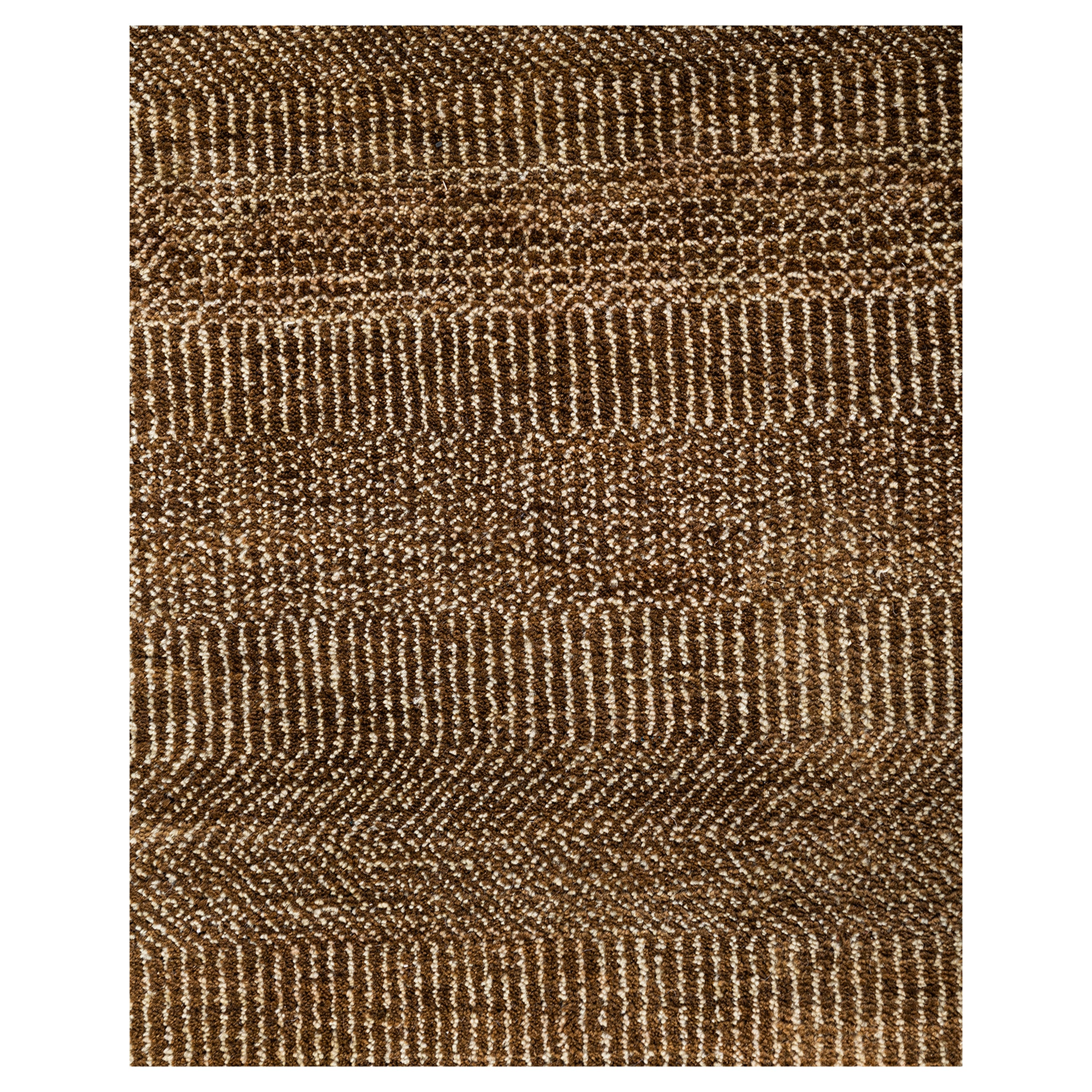 Premium Brown Transitional Wool Rug 9'1
