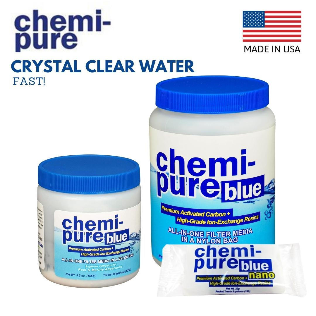 BOYD Chemipure BLUE - Premium Aquarium Filter Media for Crystal Clear Water in Reef Tanks | Saltwater & Marine Fish Tank Filtration System | Perfect for Coral, Clownfish & Nano Reef Aquariums