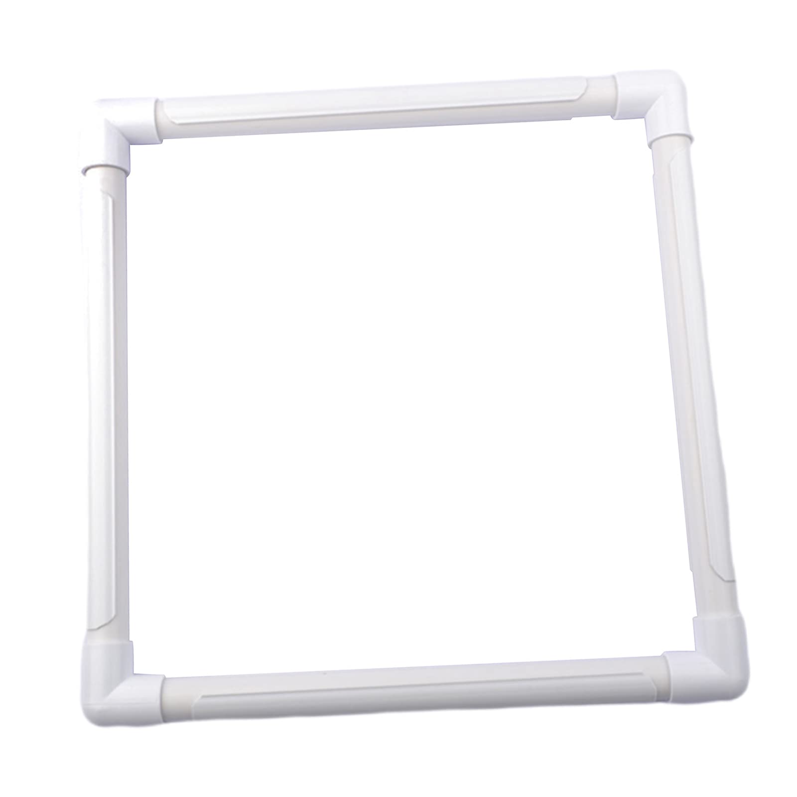 AMLESO White Embroidery Tapestry Scroll Stitch Frame - 36x36cm Embroidery Hoop for Sewing, Quilting & Needlework - Perfect for DIY Crafts, Home Decor & Wall Hangings