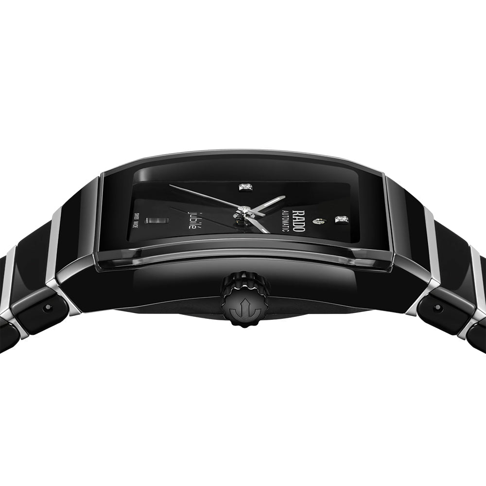 Anatom Automatic Diamond Watch 32.5mm Black Dial Stainless Steel Bracelet - Perfect for Business, Formal Events & Luxury Gift Giving