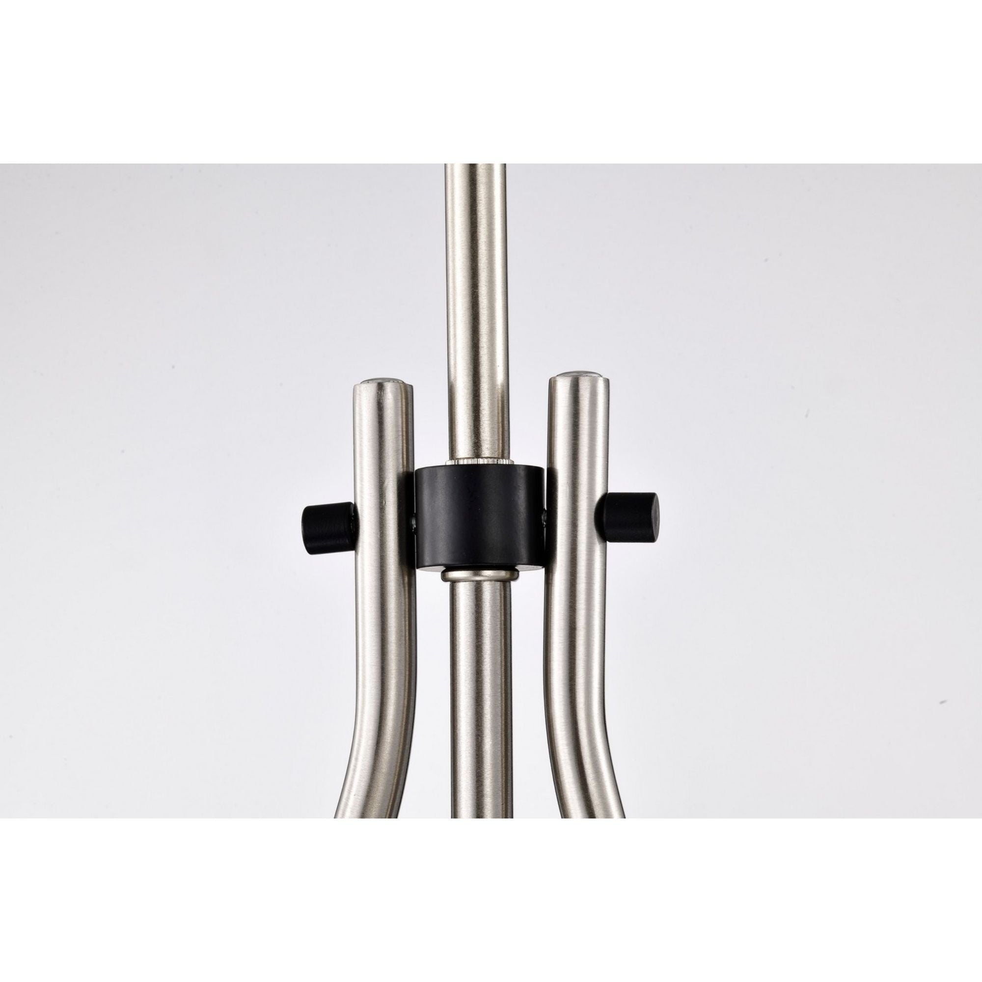 Admiral 10 Inch Modern Pendant Light Fixture - Matte Black & Brushed Nickel Finish - Perfect for Kitchen Island, Dining Room, or Entryway Lighting