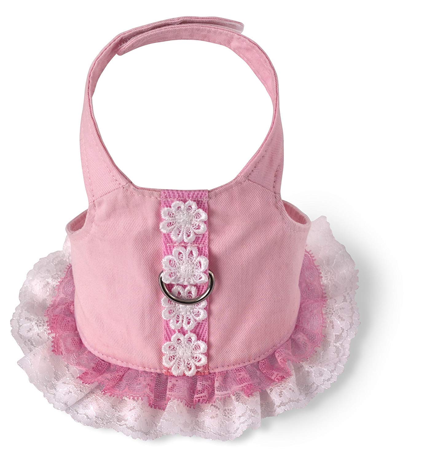 Doggles Dog Harness Dress for Small Dogs - Pink Pet Costume & Fashion Accessory | Perfect for Halloween, Parties & Photo Shoots