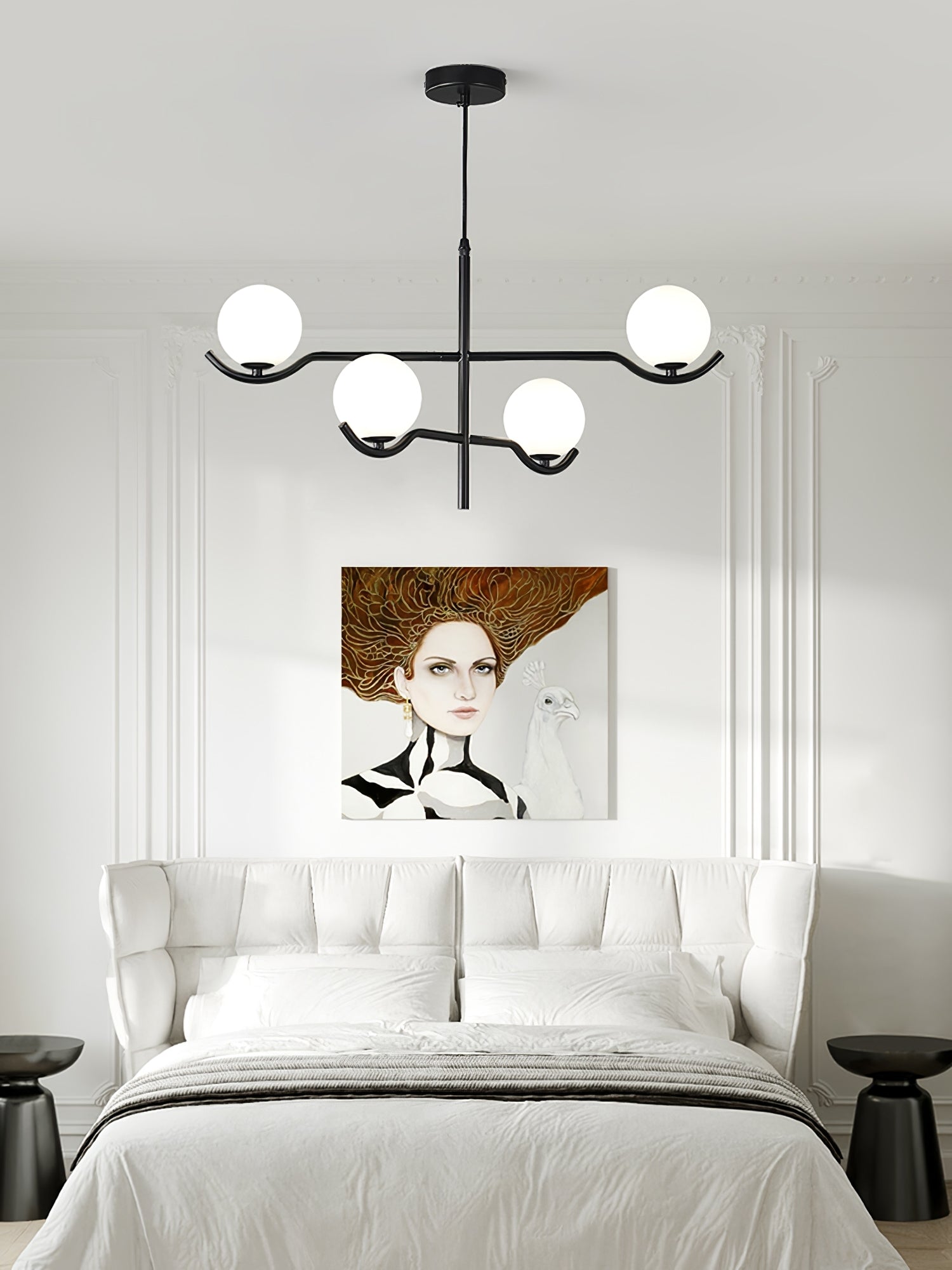 Elegant Doris Crystal Chandelier - Modern Ceiling Light Fixture for Dining Room, Living Room & Bedroom | Perfect for Home Decor & Wedding Events