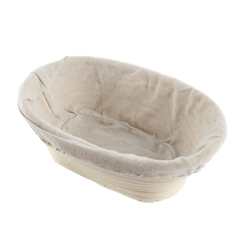 Ochine Round Bread Proofing Basket Kit - Natural Rattan Banneton with Linen Liner for Sourdough, Artisan & Homemade Bread Baking | Professional & Home Baker Tools (Perfect for Sourdough Starter, French Bread & Rustic Loaves) | Ships from USA