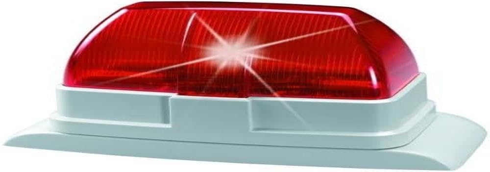 Red Flasher Light - High Visibility LED Strobe for Indoor & Outdoor Use - Perfect for Emergency Alerts, Construction Sites, and Safety Warning