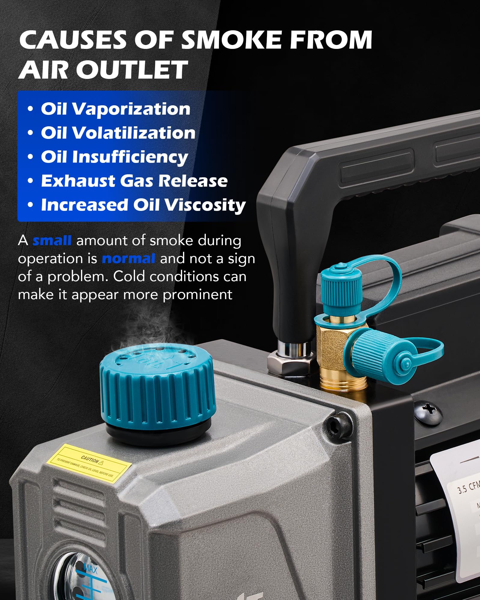 Orion Motor Tech 1.5 Gallon Vacuum Chamber Kit with 3.5 CFM Pump, Tempered Glass Lid & 5ft Hose - Professional Vacuum Degassing System for Wood Stabilization, Silicone Resin Casting, Epoxy Bubbles Removal - Ideal for DIY Crafts, Jewelry Making & Industrial Applications