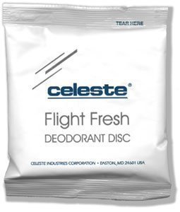 Celeste Flight Fresh Deodorant Discs (Eucalyptus Scent) - 10 Pack - Natural Odor Control for Shoes, Gym Bags & Travel - Long-Lasting Freshness