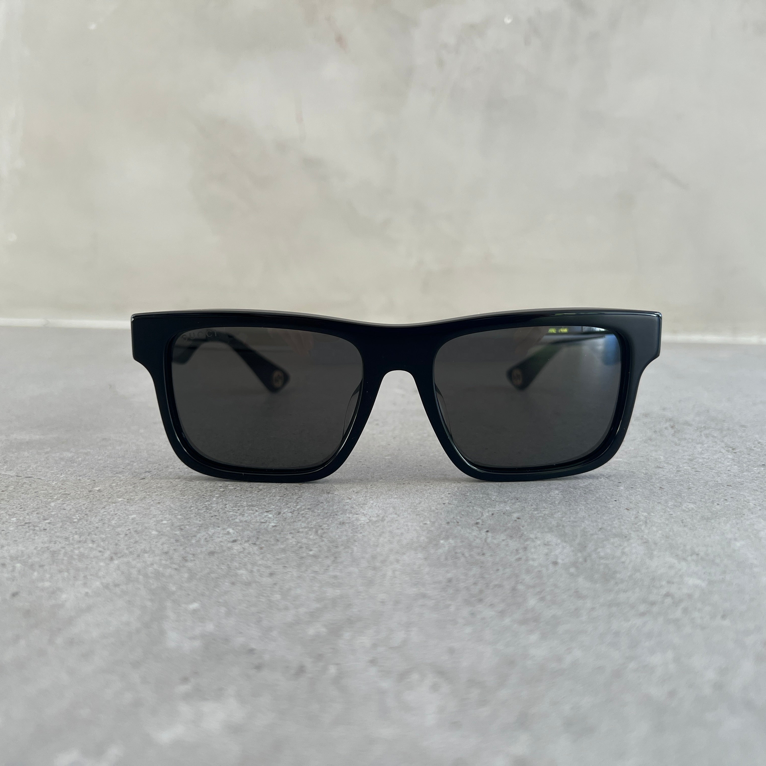 GG1618SA Acetate Sunglasses for Men & Women - Classic Black Retro Style - UV400 Protection - Lightweight & Comfortable - Perfect for Outdoor Activities, Beach, Driving & Fashion Accessories