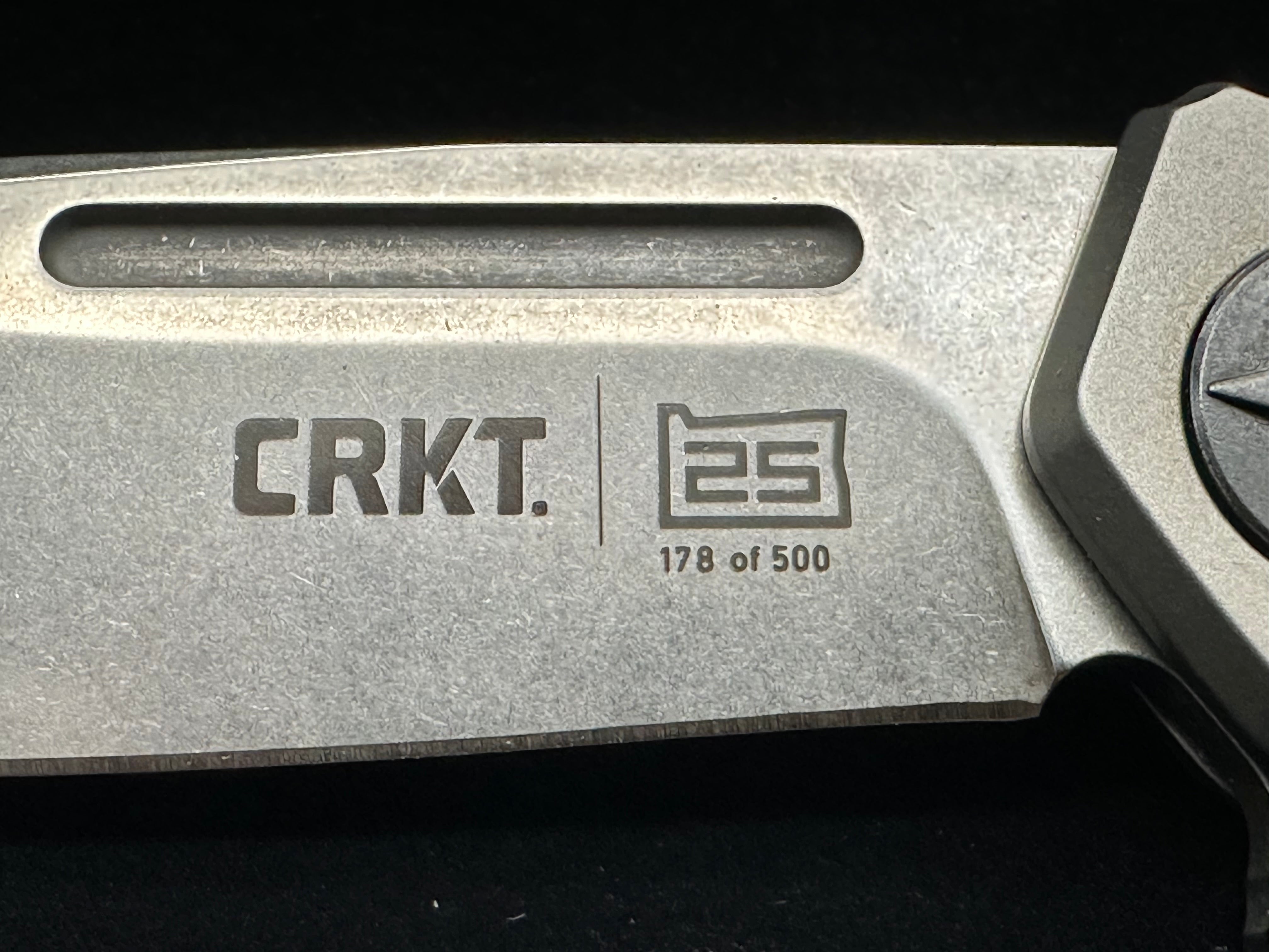 CRKT Homefront 25th Anniversary Edition Folding Knife - EDC Pocket Knife with Field Strip Technology - Perfect for Camping, Hiking & Outdoor Adventures