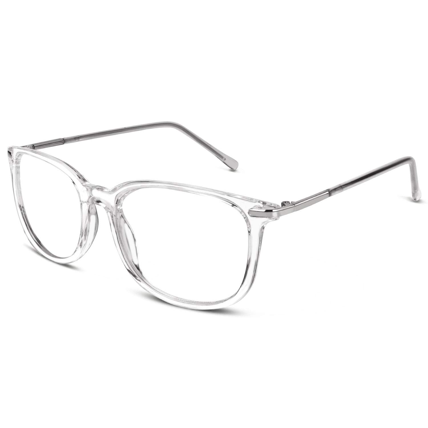 GQUEEN Fashion Fake Glasses Non-Prescription Clear Lens Nerd Frames for Women & Men (201579) - Perfect for Cosplay, Costume Parties & Everyday Fashion Accessory