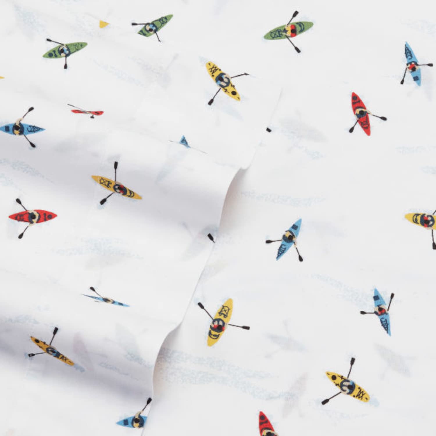 Eddie Bauer King Cotton Percale Sheets - Crisp & Cool Bedding Set for Home Decor | Perfect for Kayak Trips