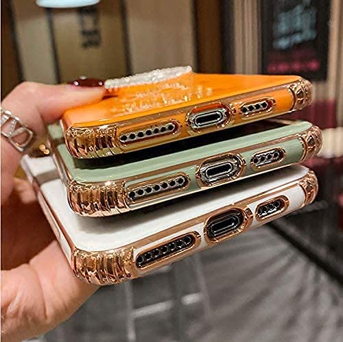 Luxury Bling Heart-Shaped Mirror Phone Case for iPhone 12 Pro Max - Elegant Red Makeup Mirror Mobile Cover - Perfect for Selfies, Makeup Touch-Ups & Fashion Accessories