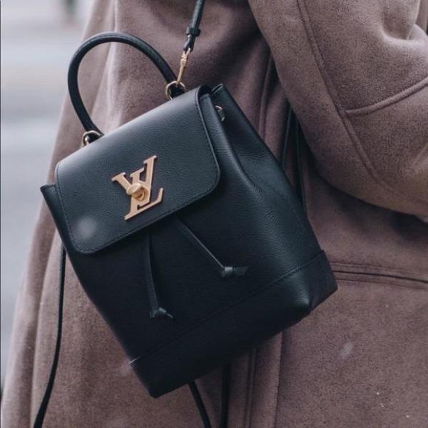 LV Lockme Backpack Mini Noir - Luxury Designer Handbag for Women | Perfect for Work, Travel & Everyday Use
