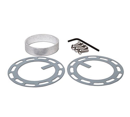 NRG Innovations Gen 2.0 Quick Release Steering Wheel Kit - 6x70mm & 6x74mm Bolt Pattern - Black Body with Chrome Gold Ring - NRG-SRK-200BK-CG - Perfect for Racing, Drifting & Custom Car Builds