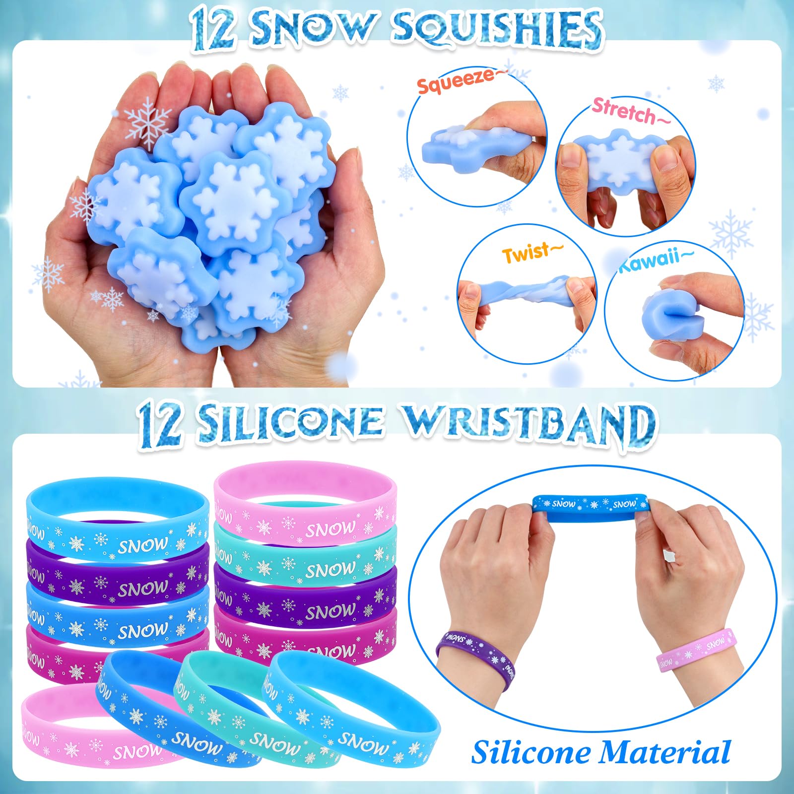 Frozen Birthday Party Supplies & Decorations - Frozen Party Favors, Goodie Bags Fillers, Pinata Fillers for Girls & Kids | Perfect for Frozen Themed Birthday Parties, School Events & Disney Princess Celebrations