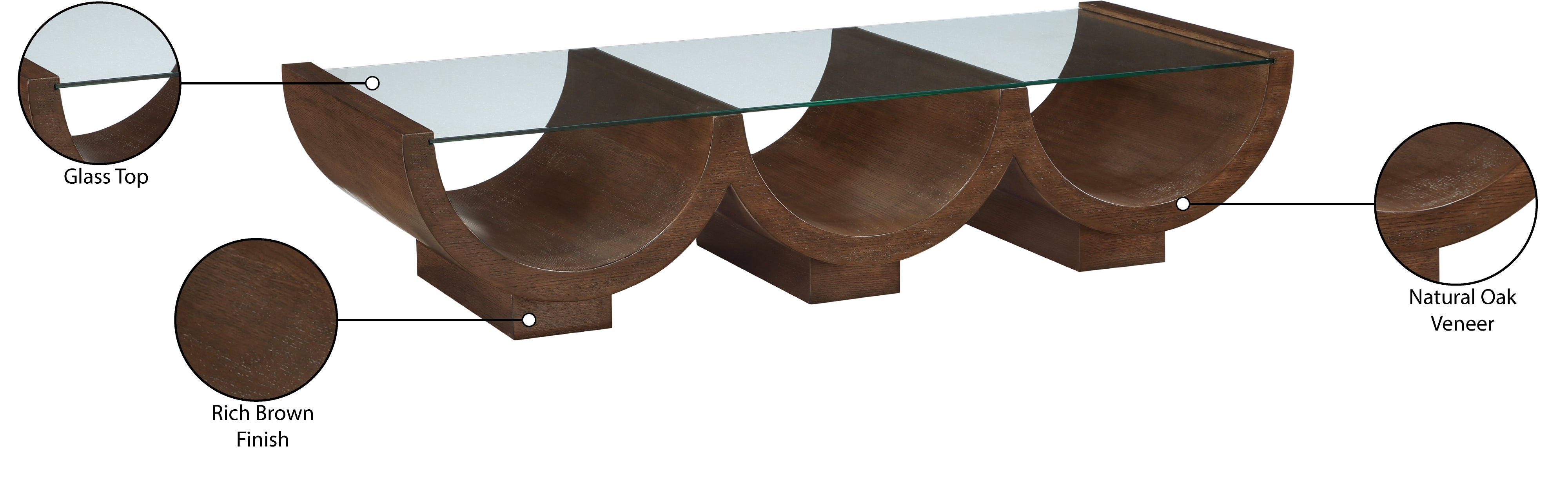 Modern Coffee Table for Living Room - Stylish & Functional Beverwil Coffee Table - Perfect for Small Spaces, Apartments & Home Decor