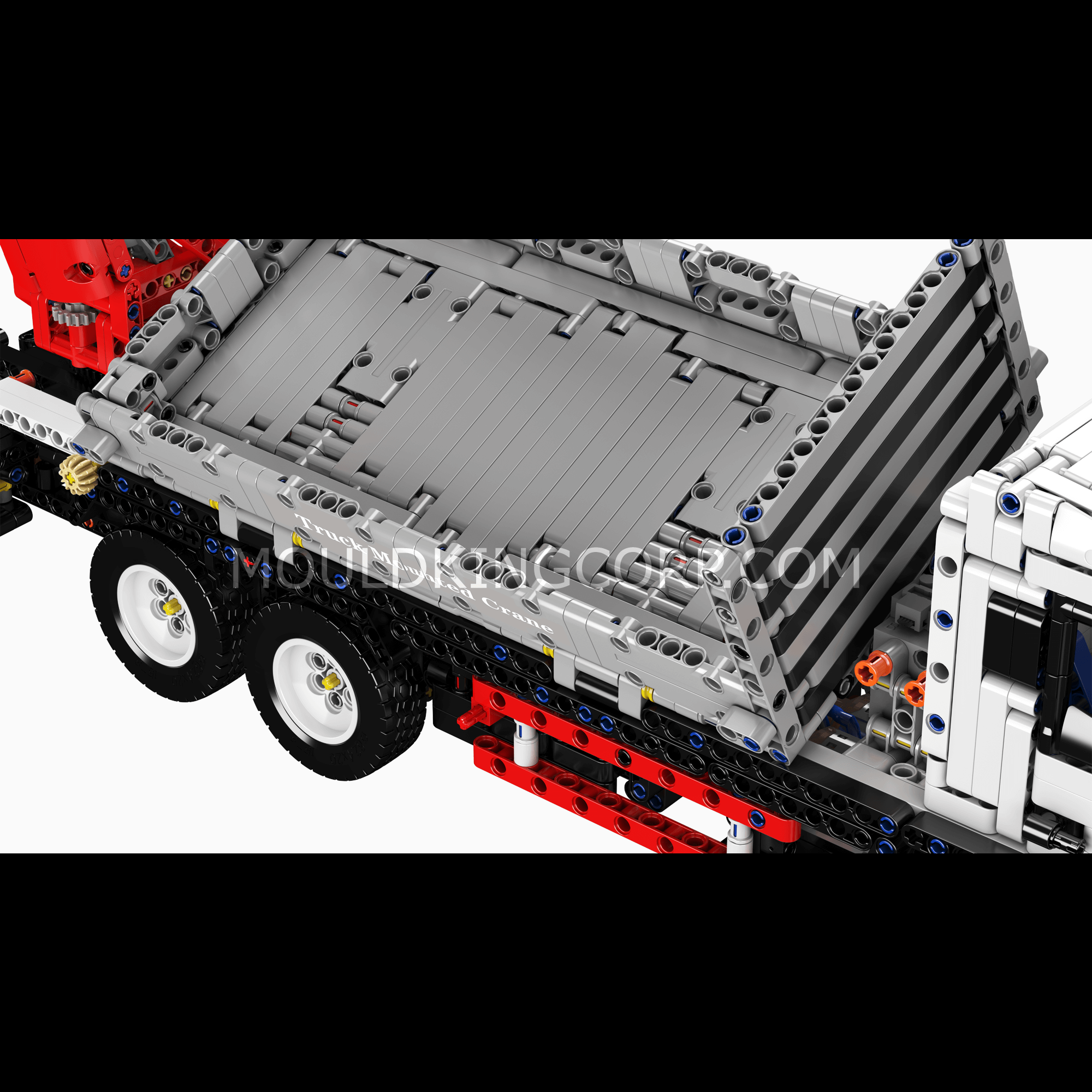 Mould King 17053 Truck Mounted Crane Building Set - 2530 Piece Construction Toy for Adults & Kids | STEM Educational Building Blocks for Engineering Enthusiasts | Perfect for Birthday Gifts & DIY Projects
